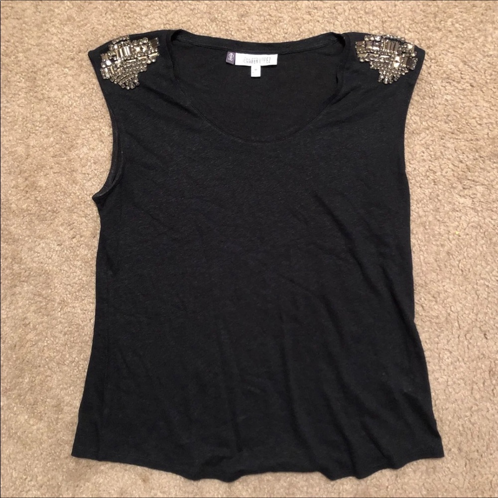 Jennifer Lopez Beaded Tank